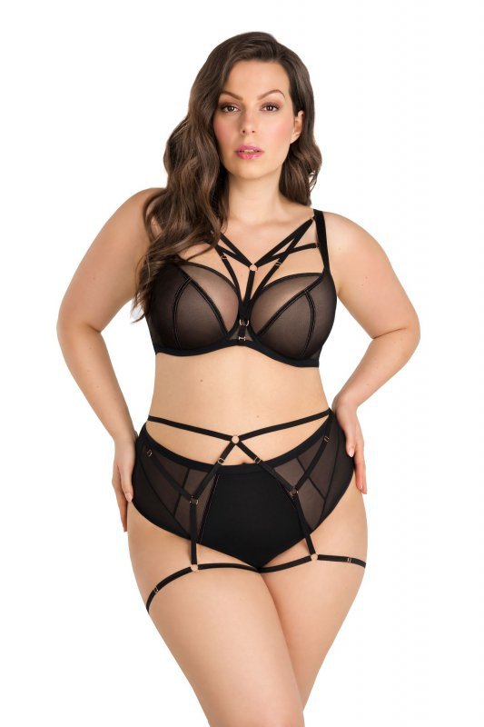 Biustonosz miękki Gorsenia Just black 824