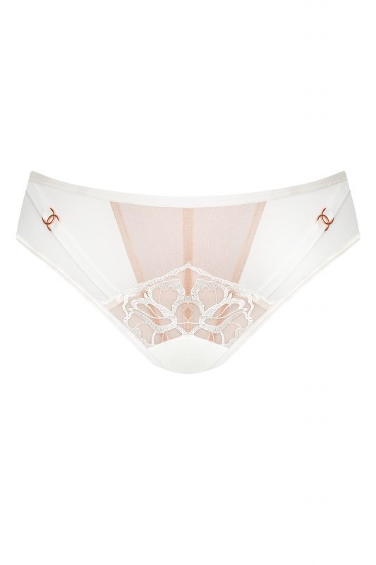 Figi damskie Cotton Candy 869 brazyliany kremowe Gorsenia