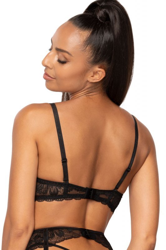 Biustonosz push-up Lindsay 0203/11 czarny Mat