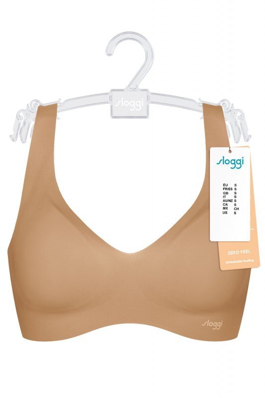 Biustonosz usztywniany Bralette Zero Feel EX koniak Sloggi