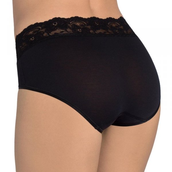 Figi damskie Romance Midi czarne Sloggi