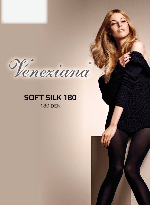 Rajstopy damskie Veneziana Soft Silk 180 den 5-XL