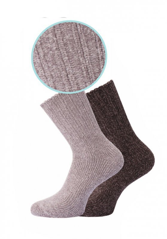 Skarpetki damskie  WiK 37717 Chenille Socks