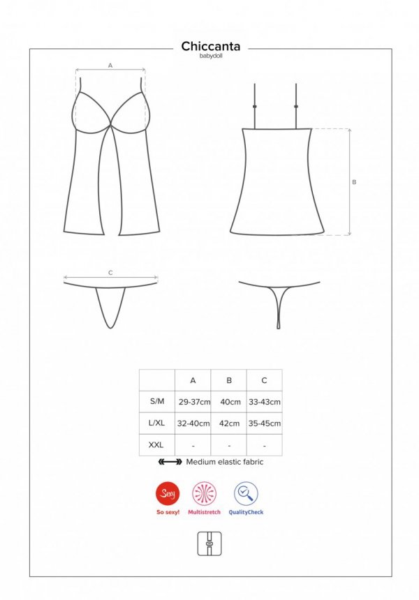  Koszulka Chiccanta babydoll Obsessive