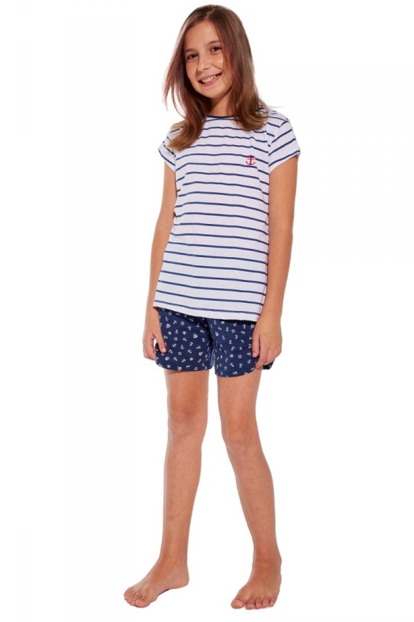 Piżama dziewczęca Cornette Young Girl 246/103 Marine 134-164