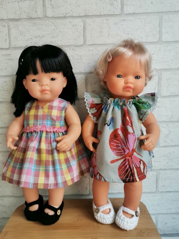 Miniland lalka dziewczynka Europejka 38cm