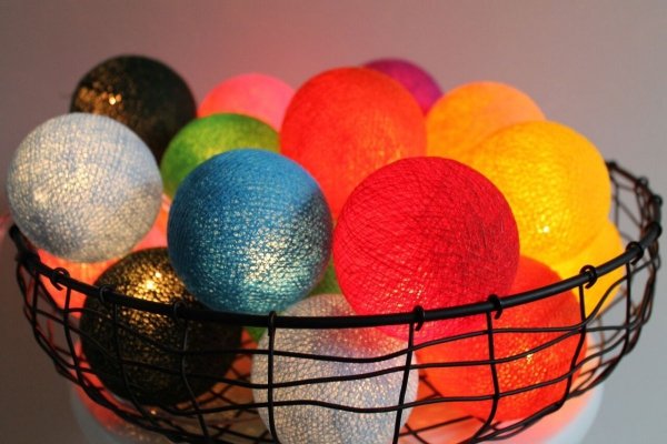 cotton balls multicolor