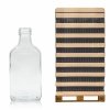 Szklana butelka PIERSIÓWKA 200 ml (68.5 mm) na alkohol – paleta 1872 szt. idealna dla hurtu.
