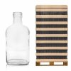 Szklana butelka PIERSIÓWKA 200 ml (73.2 mm) na alkohol – paleta 2016 szt. idealna dla hurtu.