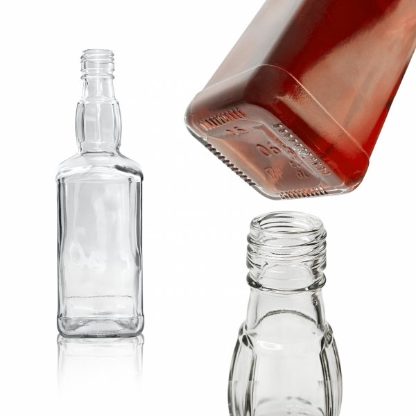Butelka Daniels 500 ml – przezroczysta, pusta