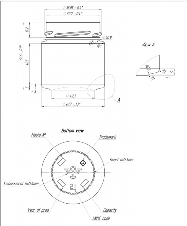 VGA Słoik 135ml TO58 Deep - Paleta 5328 szt.