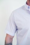 Koszula krótki rękaw Slim Line - jasnoniebieskim