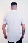 Koszula krótki rękaw Slim Line- jasno-szara