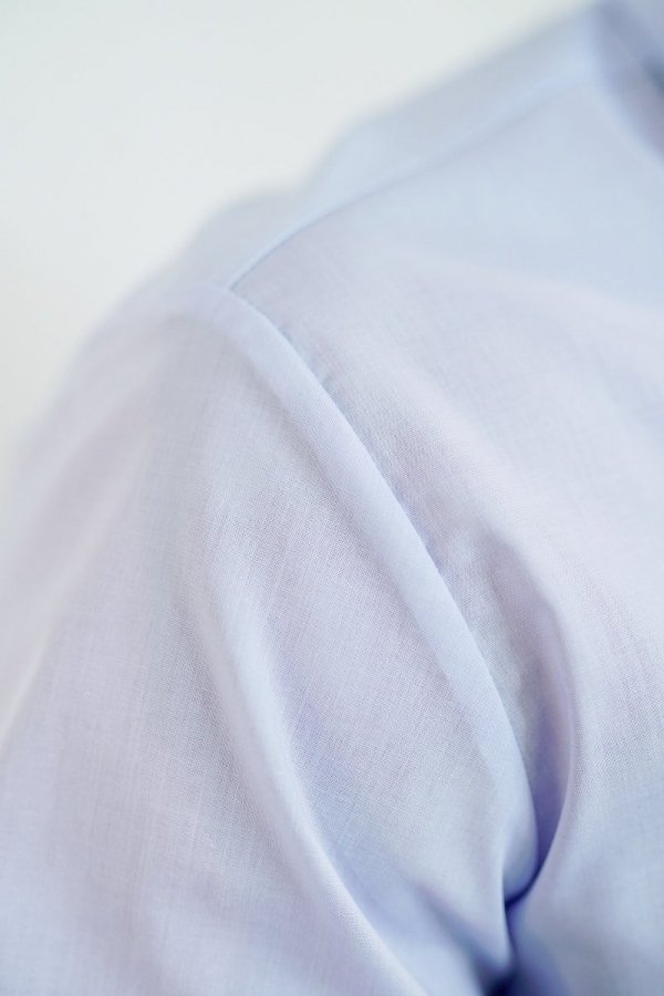 Koszula krótki rękaw Slim Line - jasnoniebieskim