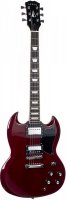 ARROW SG22Cherry Rosewood/BLACK Gitara elektryczna