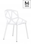 Krzesło SPLIT MAT białe