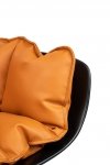 Krzesło obrotowe SHIBA brązowo-czarne detal