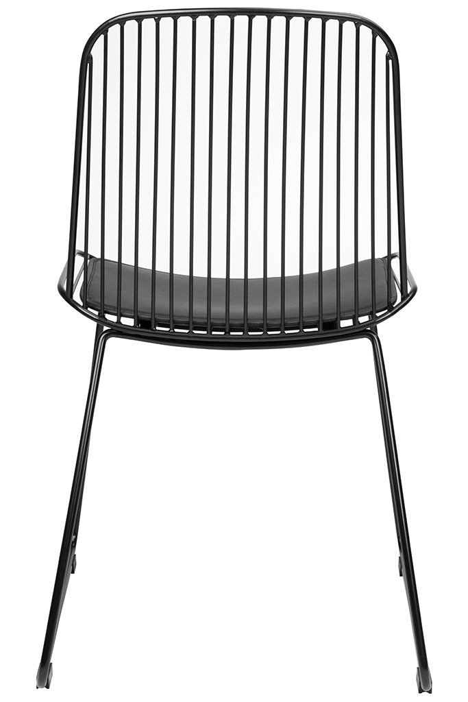 Krzesło MILES czarne tył