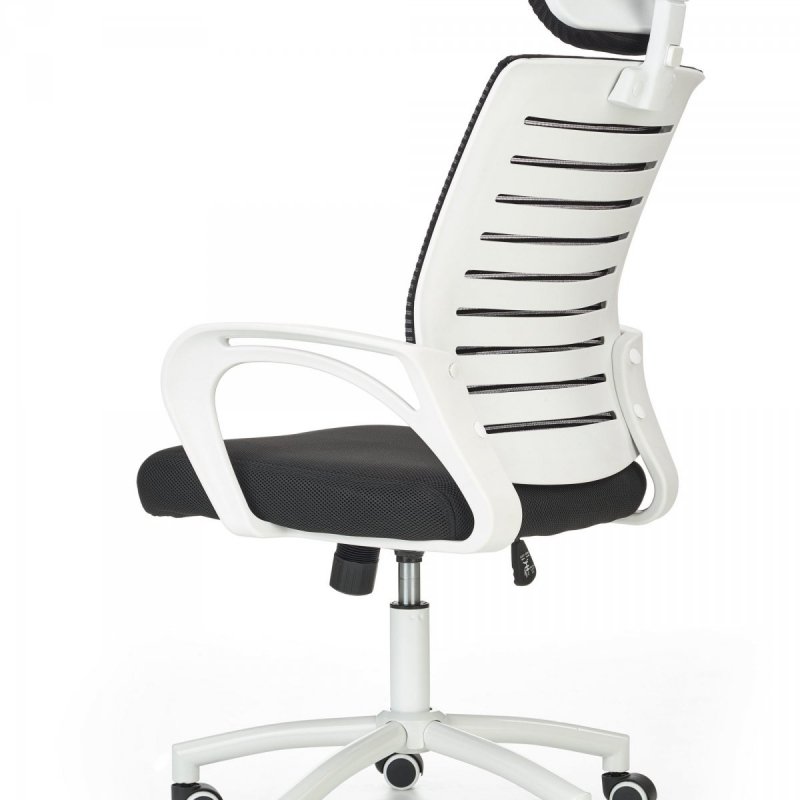 Fotel biurowy SOCKET biało-czarny