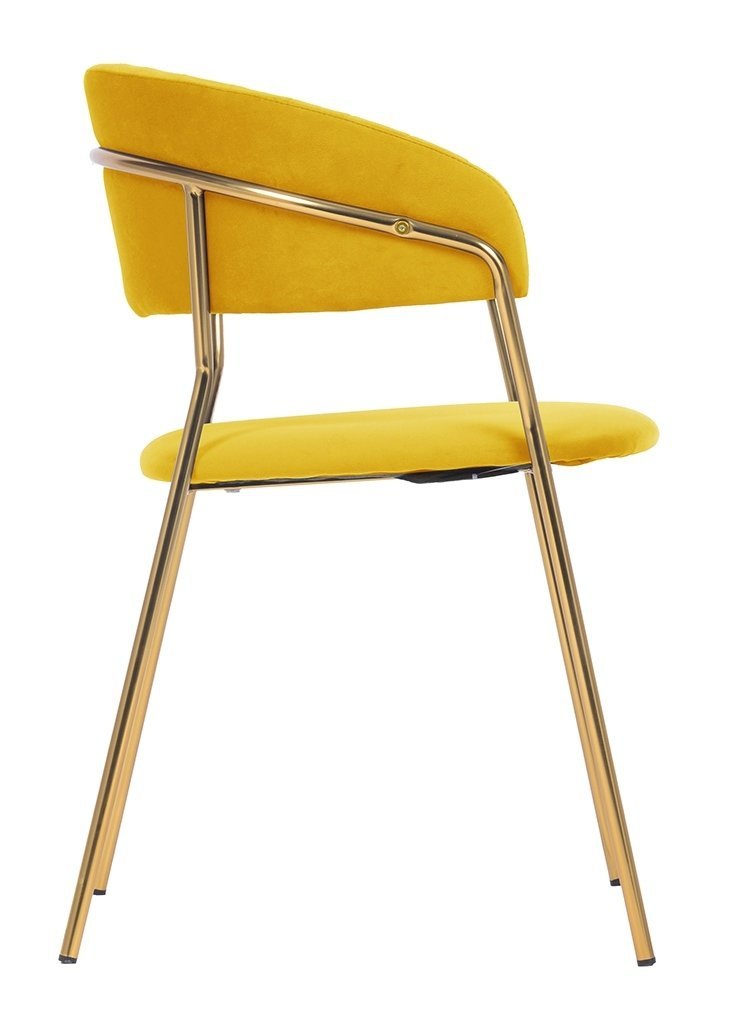 Krzesło MARGO żółte bok