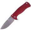 Nóż LionSteel SR22A Red Aluminum, Satin Sleipner (SR22ARS)