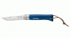 Opinel Nóż Colorama Dark Blue z rzemieniem No.08