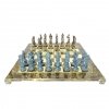 Ekskluzywne, duże szachy metalowe - Renesans - S9BRO