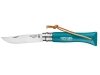 Opinel Nóż Colorama 06 Turquoise rzemień 002200