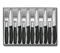 Zestaw sztućców czarnych 6.7233.12 Victorinox 
