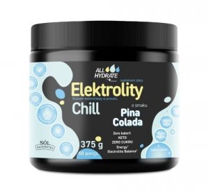 ALLHydrate Elektrolity CHILL smak Pina colada 375g 50 porcji
