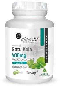 Aliness Gotu Kola 400mg x100 Vege Caps