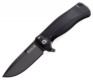 Nóż LionSteel SR22A Black Aluminum, Black Sleipner (SR22ABB)