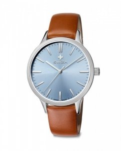 Zegarek damski STELLA, SST, light blue, brown WAT.0631.1001