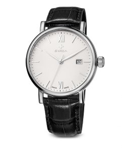 Zegarek SWIZA Alza Gent SST white-black WAT.0141.1002