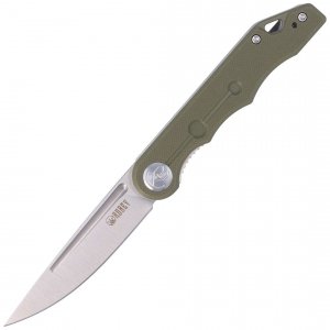 Nóż Kubey Knife Mizo, Green G10, Satin 14C28N (KU2101D)