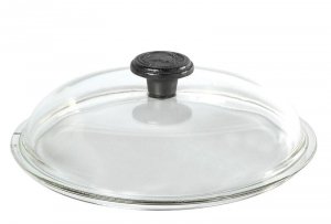SKEPP - Pokrywka szklana 24cm z żeliwym uchwytem