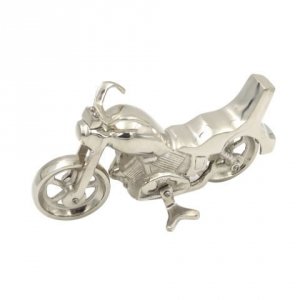 Motocykl - aluminium - N-2784A; 23cmx 14cm