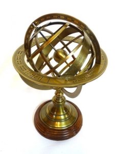 Mosiężne astrolabium Arm-0038