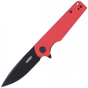 Nóż Kubey Knife Wolverine, Red G10, Dark Stonewashed (KU233E)