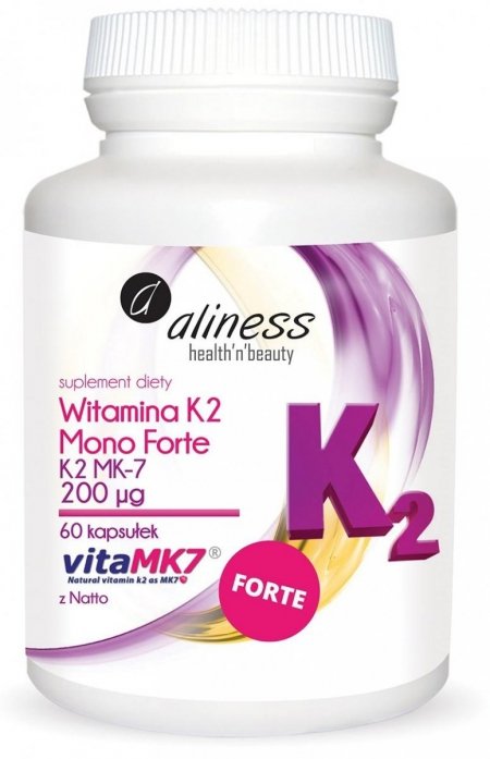 Witamina K2 MONO Forte 60 kapsułek Aliness