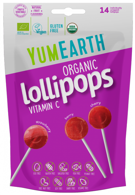 YumEarth Lizaki z Witaminą C (14szt) 87g EKO