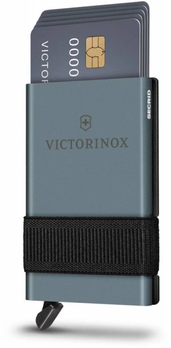 SwissCard Classic Victorinox Secrid Smart Card Portfel - czarno/szary 