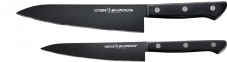 Samura Shadow zestaw 2 noży utility i szef