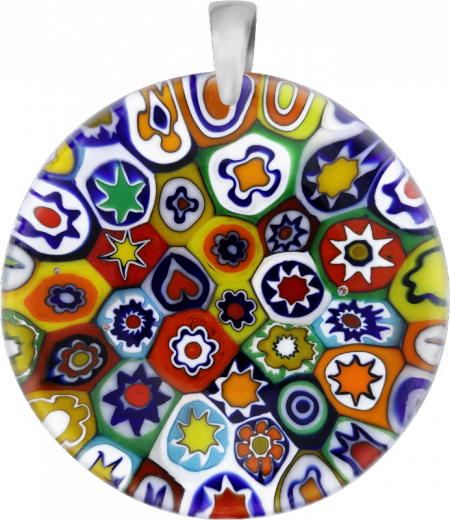 Wisior Koło MURANO GLASS KO79