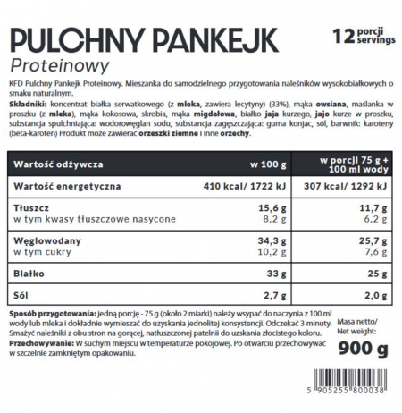 KFD Pulchny Pankejk 900 g Naturalny