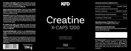 KFD Creatine X-Caps 1200