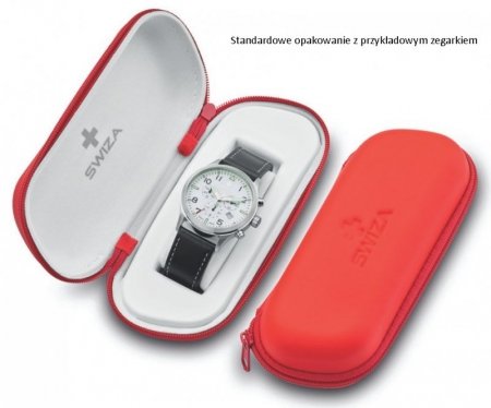 Zegarek SWIZA ALZA GMT PVD WAT.0142.1401