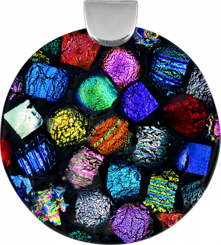 Wisior Koło MURANO GLASS KA710