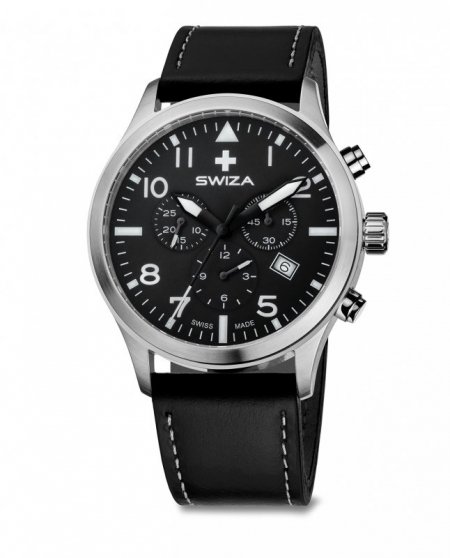 Zegarek SWIZA Siriuz Chrono SST black-black WAT.0353.1001