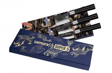 Samura Super 5 zestaw trzech noży kuchennych